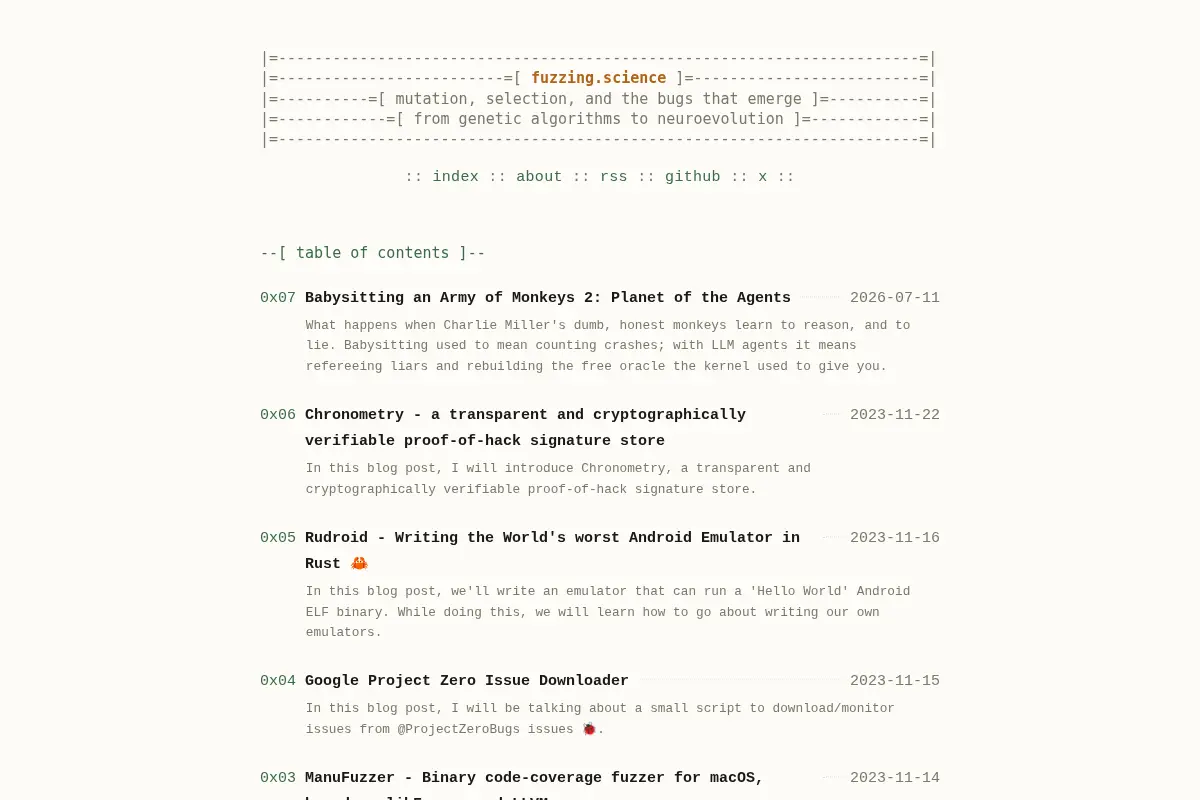 fuzzing.science