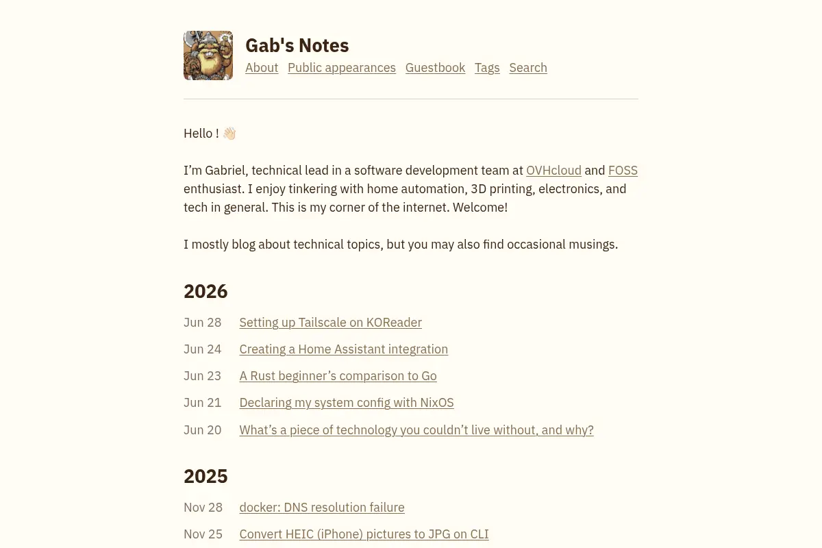 Gab's Notes