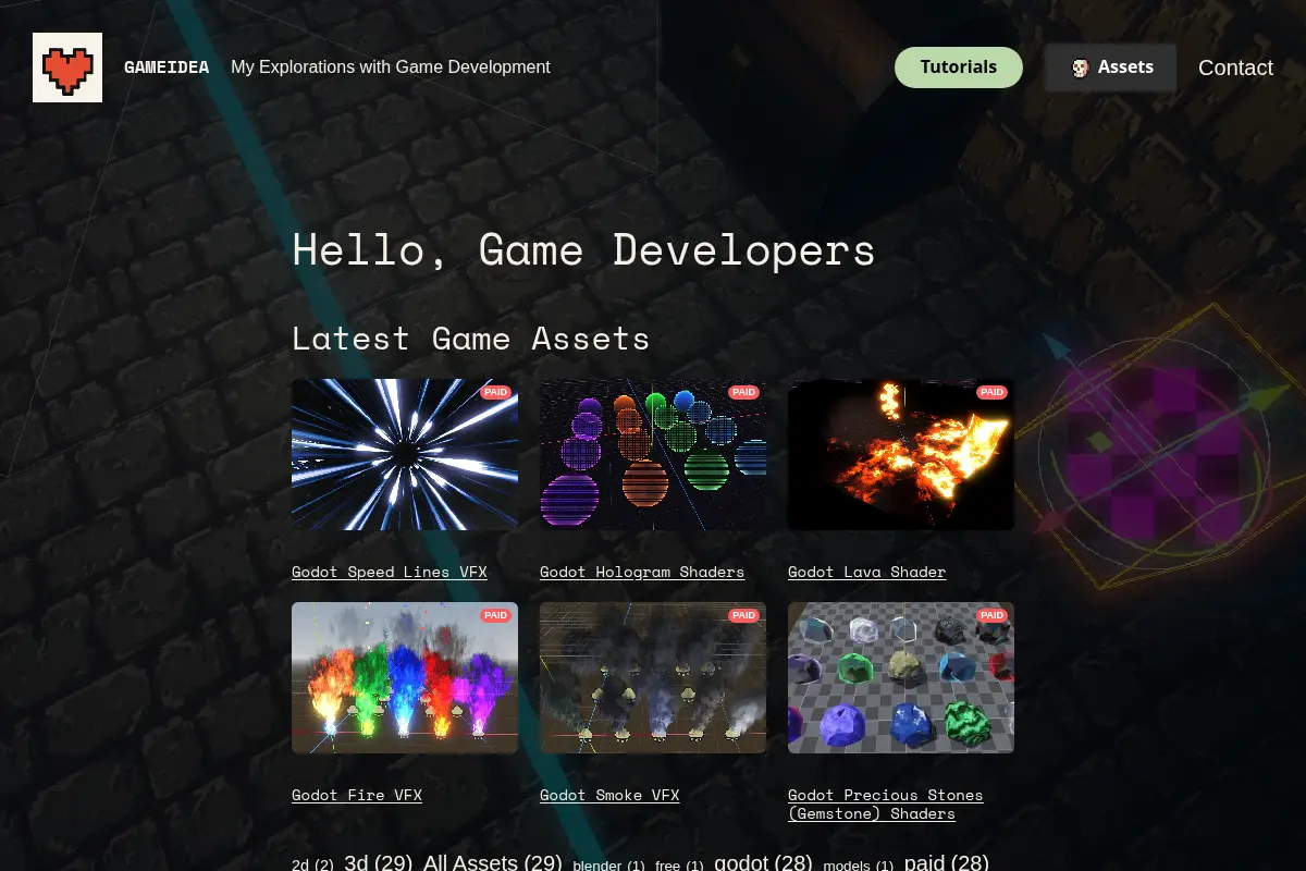 Gameidea - Game Development Tutorials