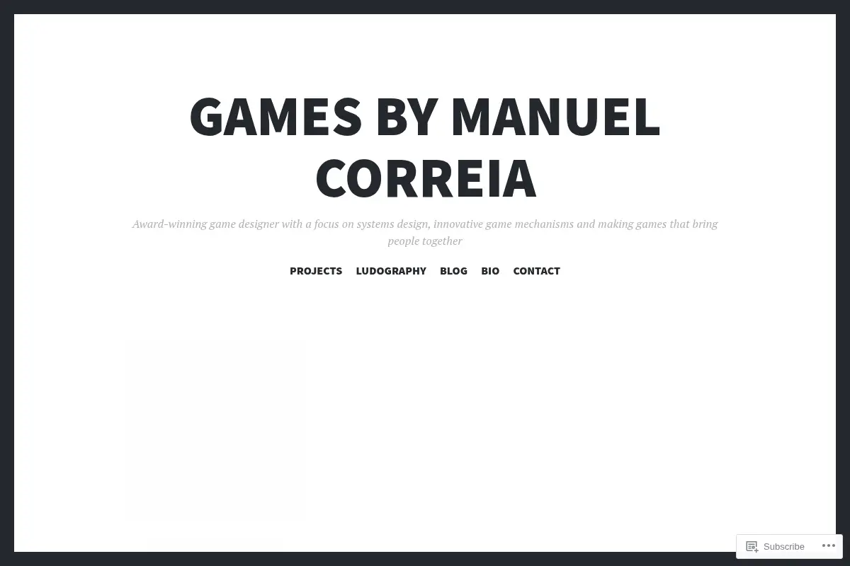 Games by Manuel Correia