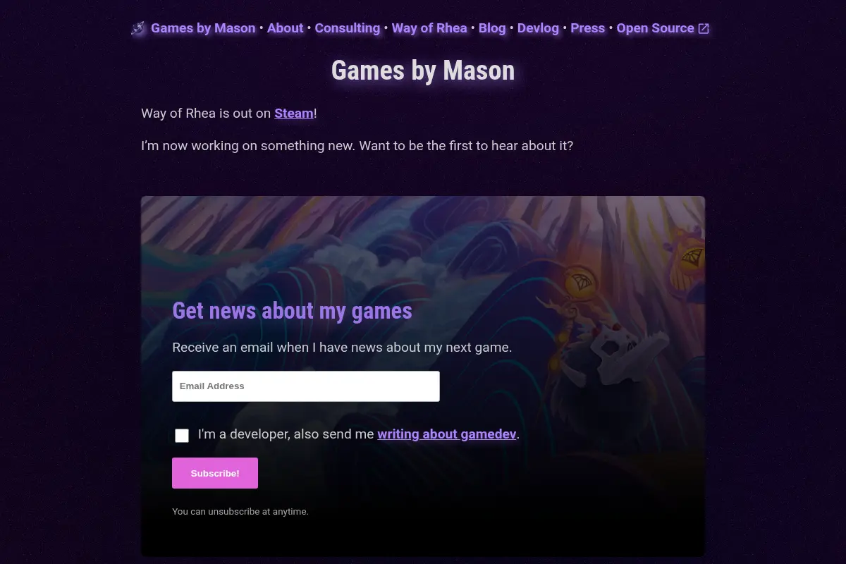 Games by Mason