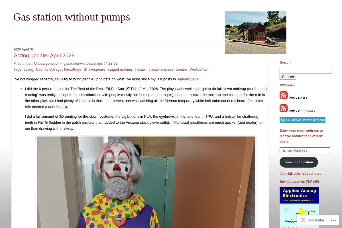 Gas station without pumps