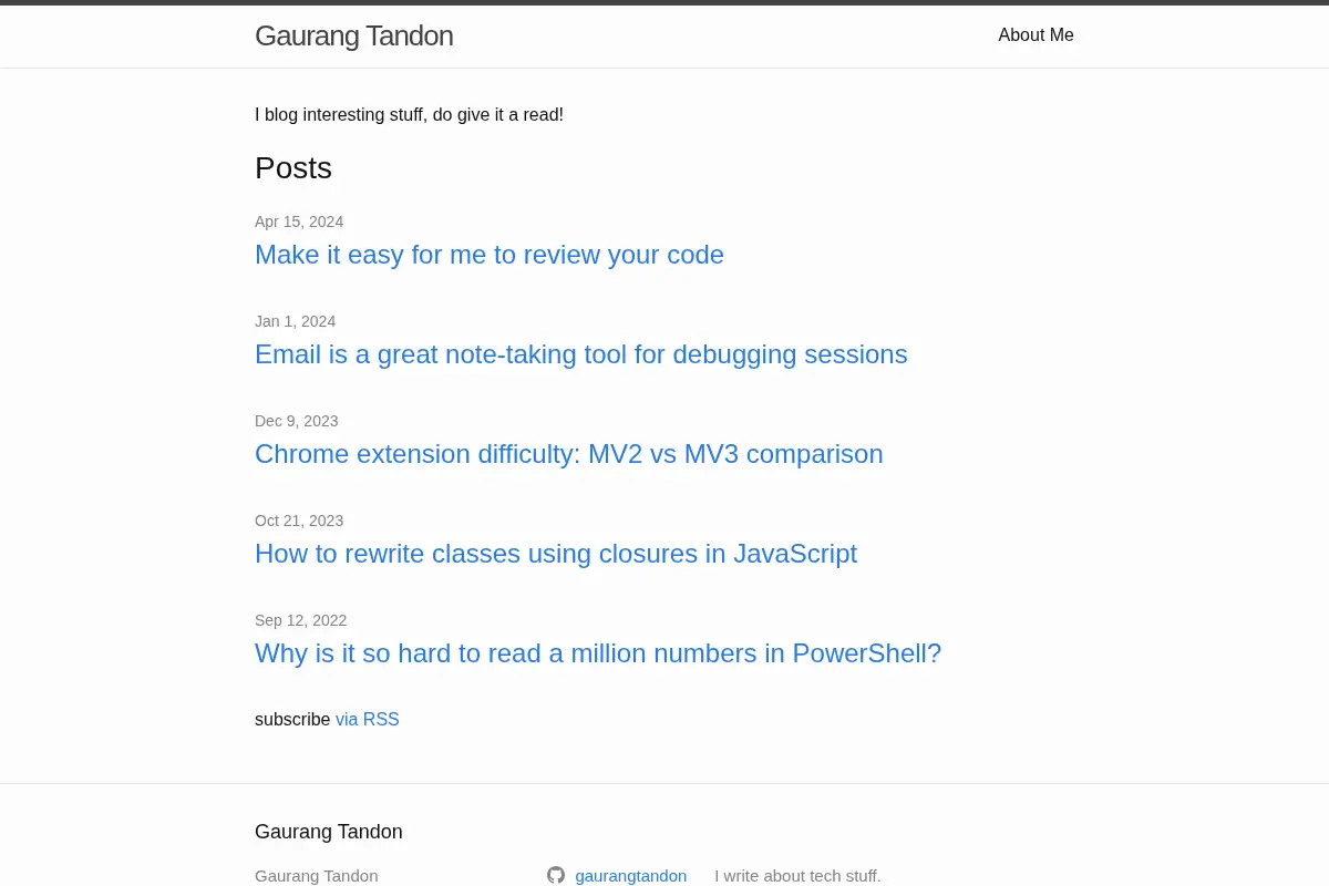Gaurang Tandon