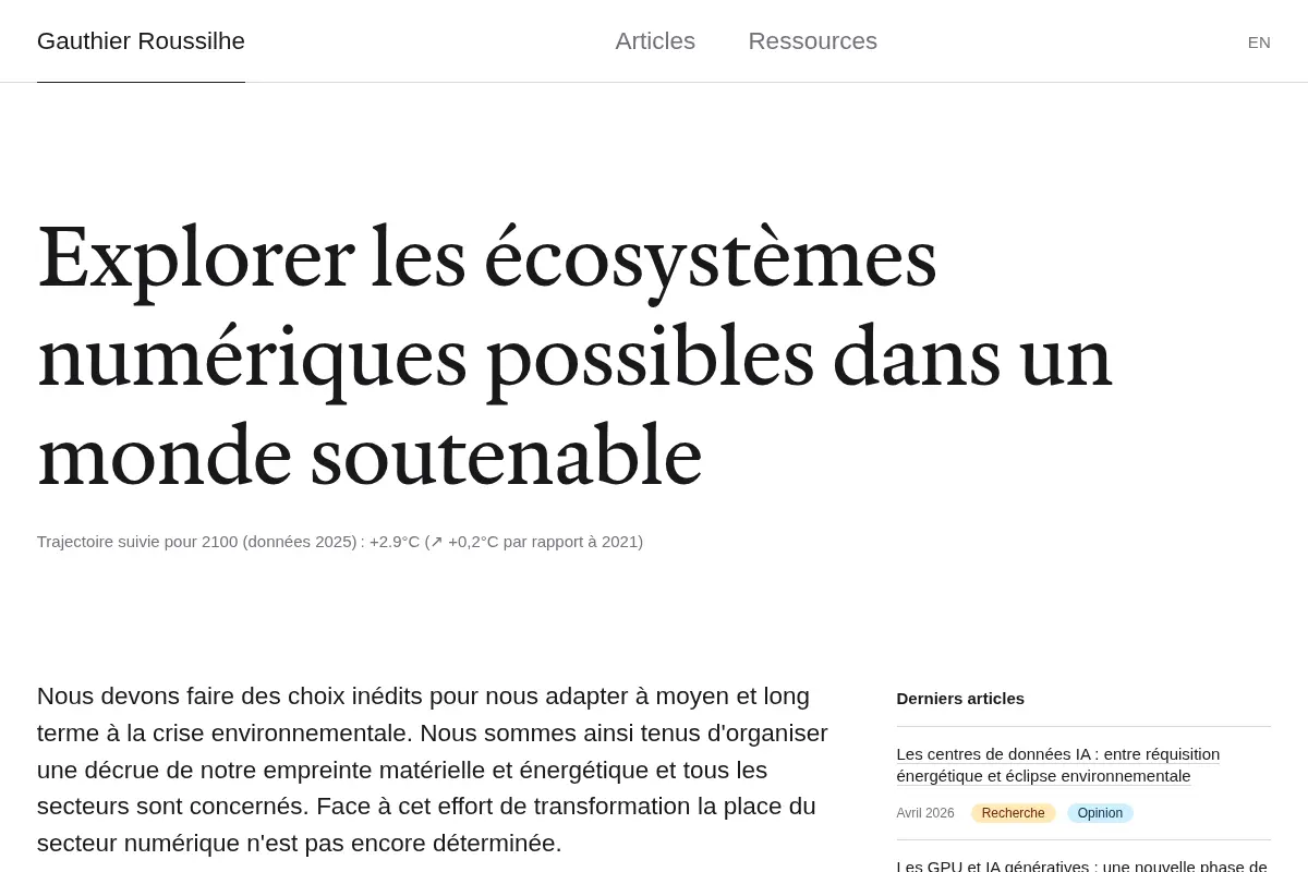 Gauthier Roussilhe