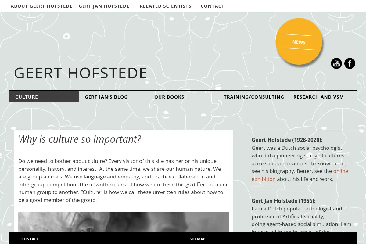 Geert Hofstede and Gert Jan Hofstede on culture