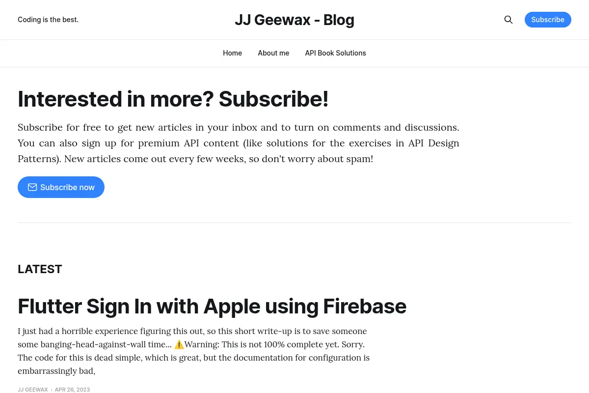 JJ Geewax - Blog