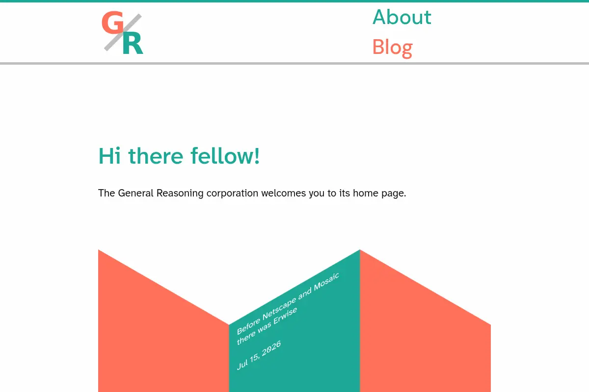 The General Reasoning Corp.