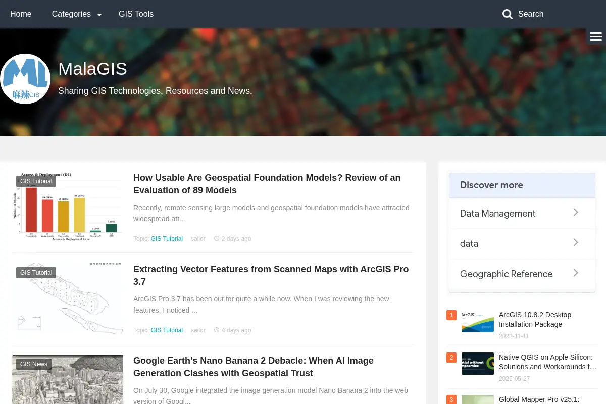MalaGIS - GIS Resources and News
