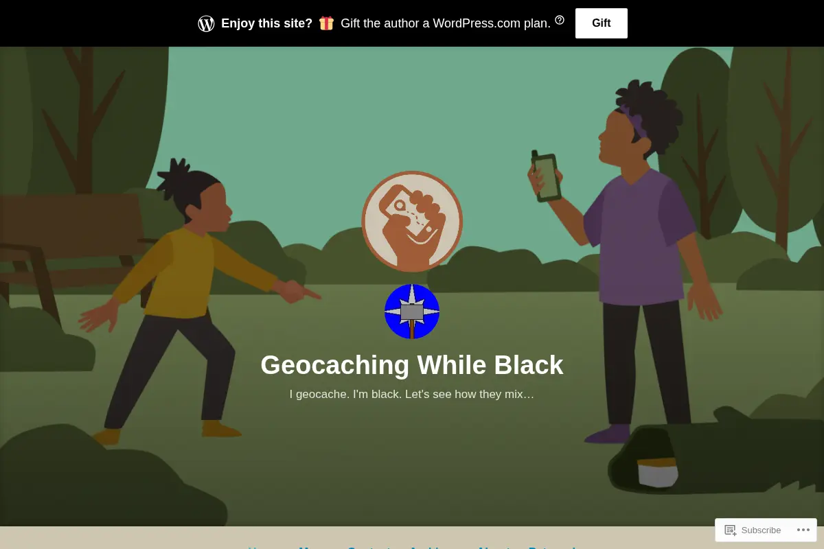 Geocaching While Black
