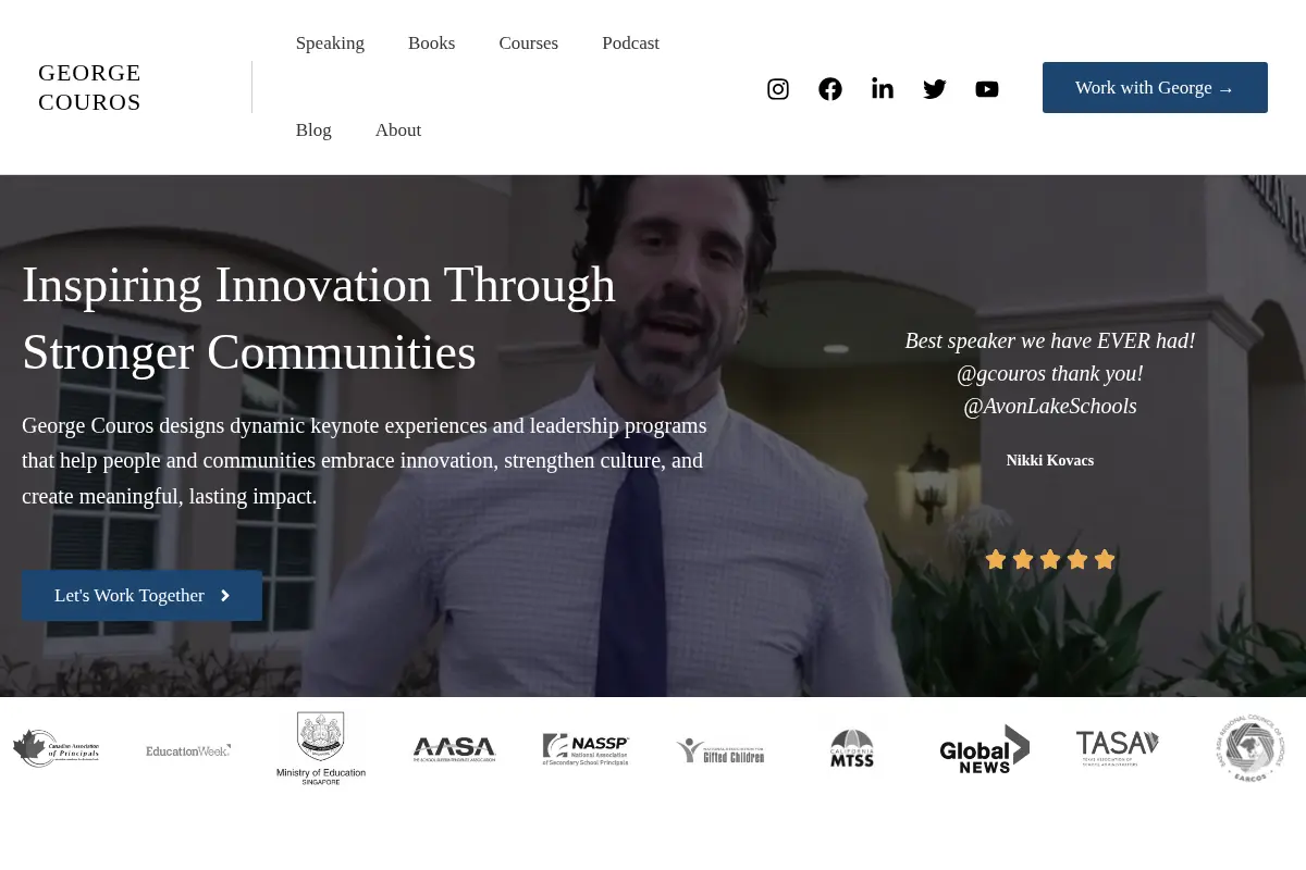 George Couros / Author, Speaker - Innovation & Leadership