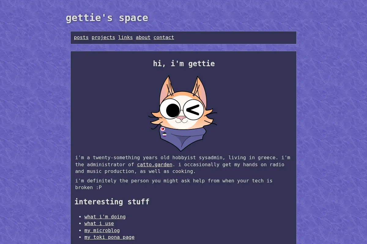 gettie's space