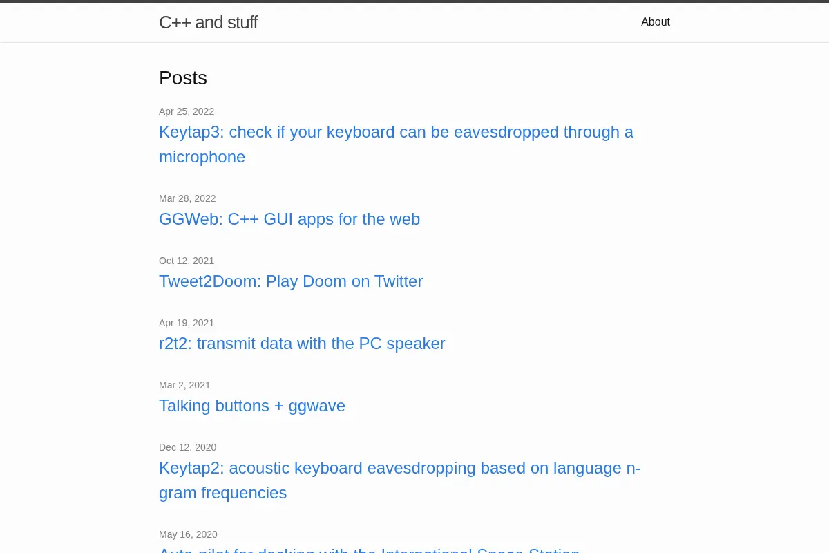 C++ and stuff