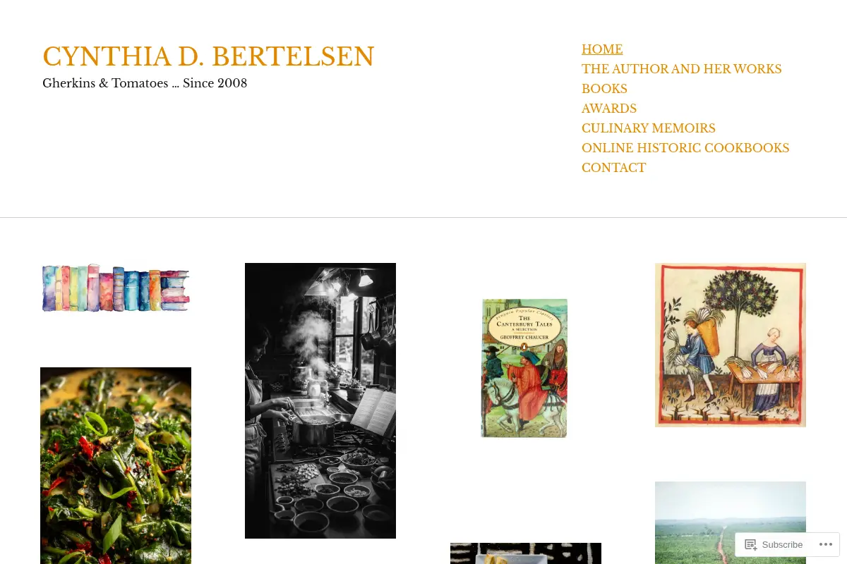 Cynthia D. Bertelsen – Gherkins & Tomatoes
