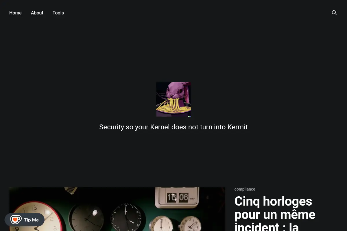 Le coin du CISO