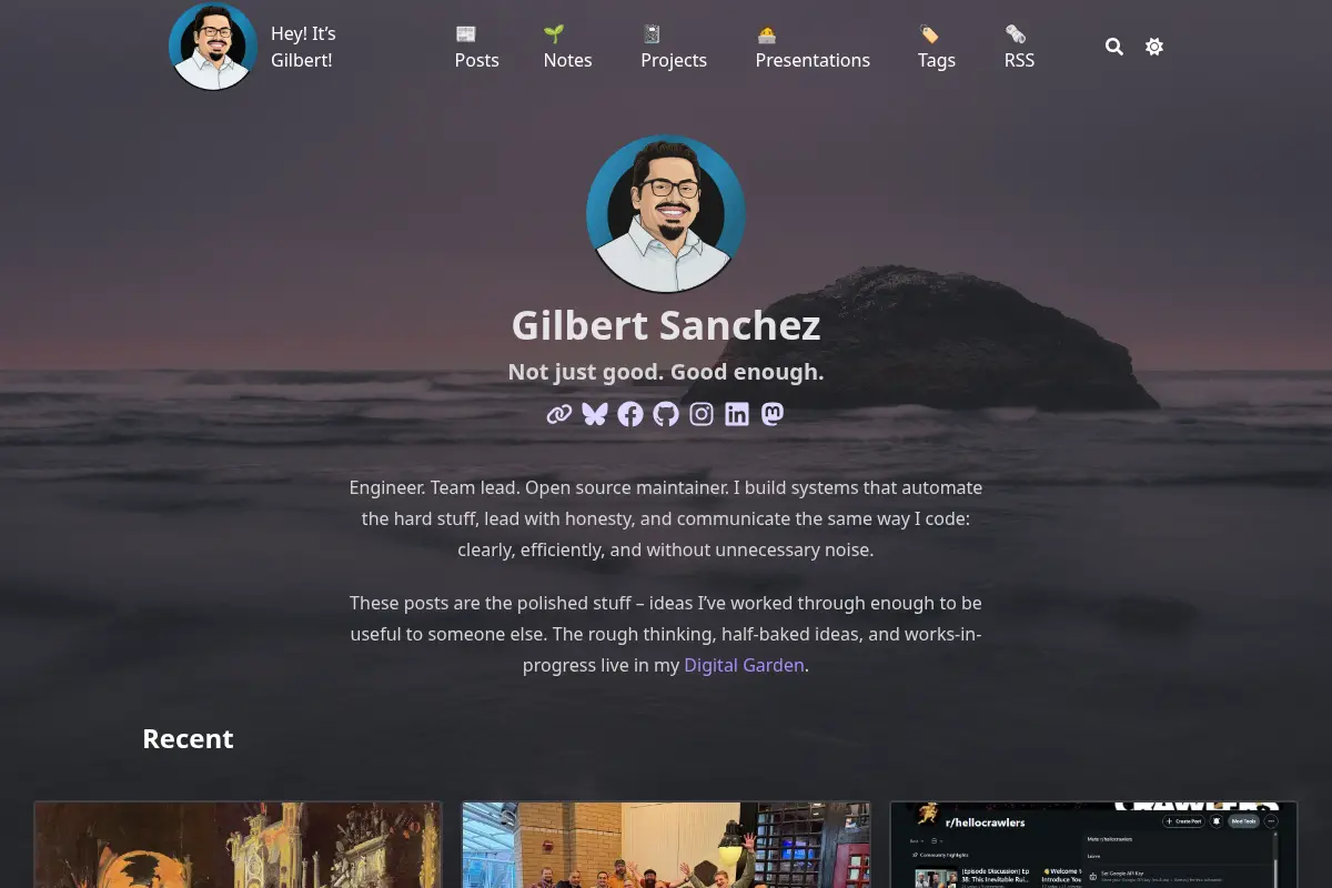 Hey! It's Gilbert!
