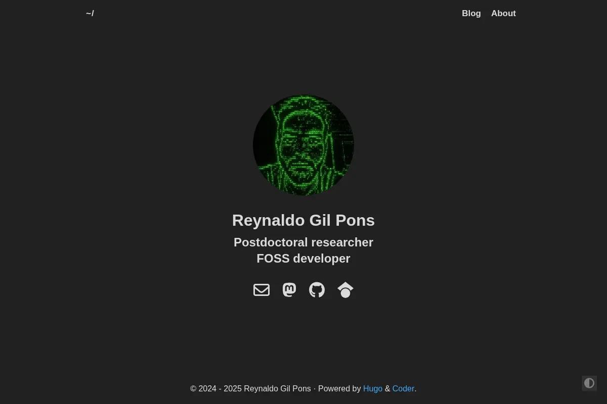 personal website