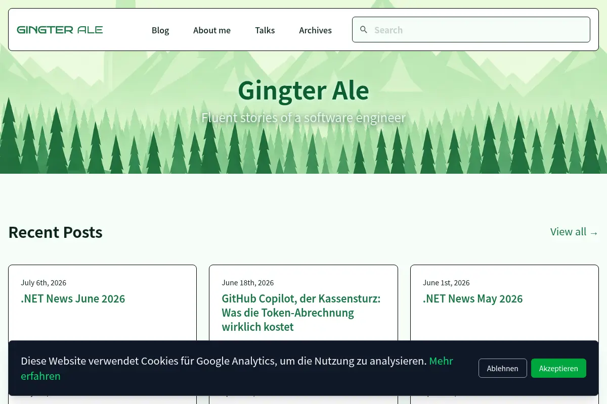 Gingter Ale