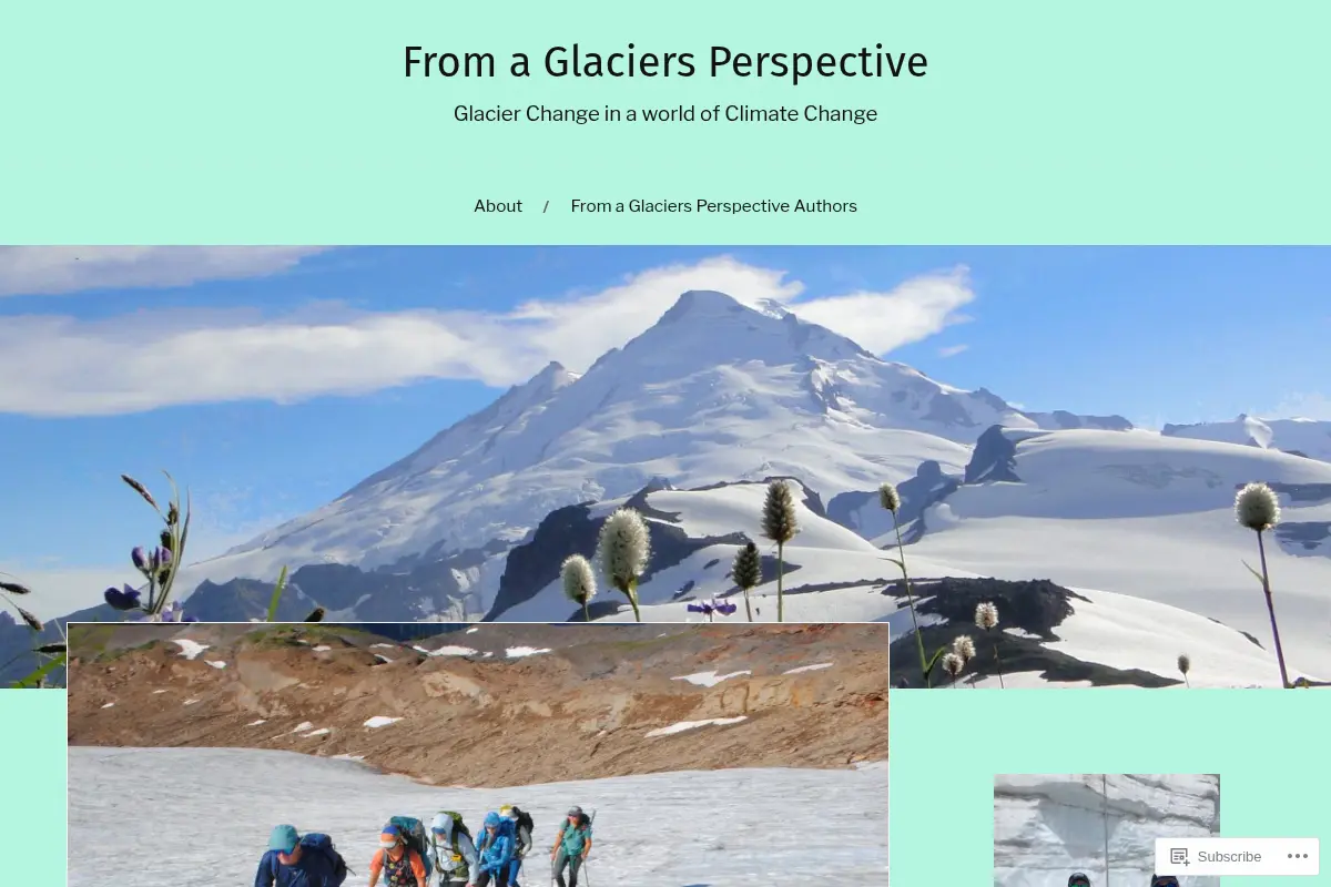 From a Glaciers Perspective
