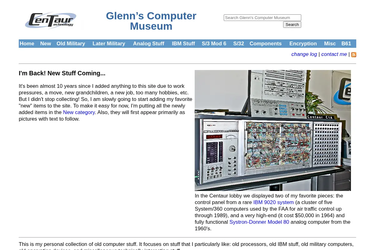 Glenn's Computer Museum
