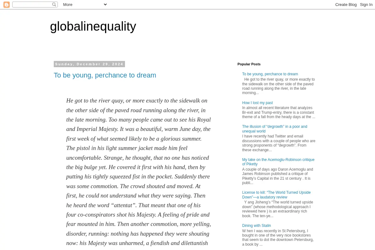 Global Inequality