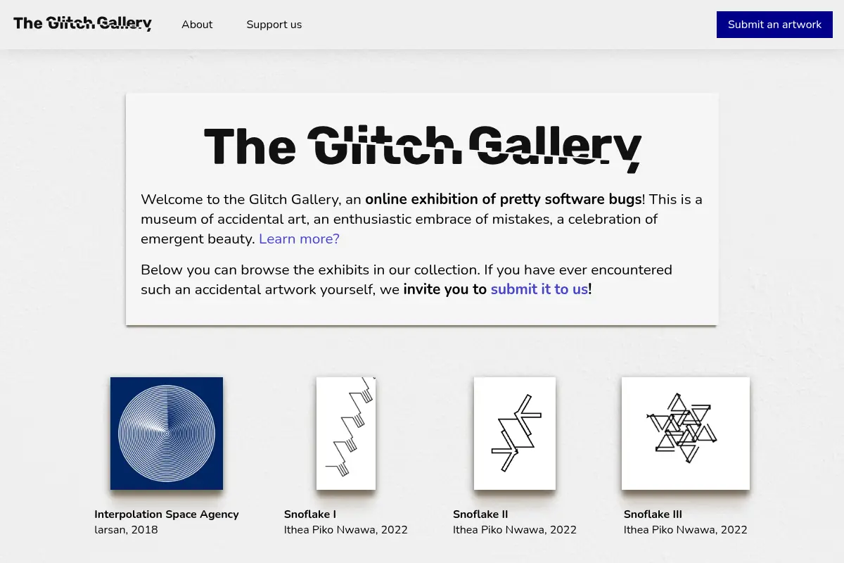 The Glitch Gallery