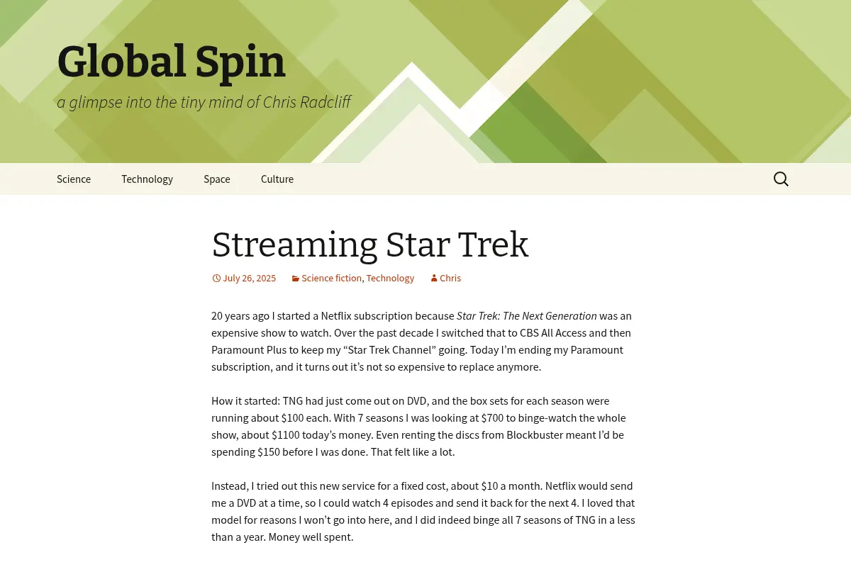 Global Spin