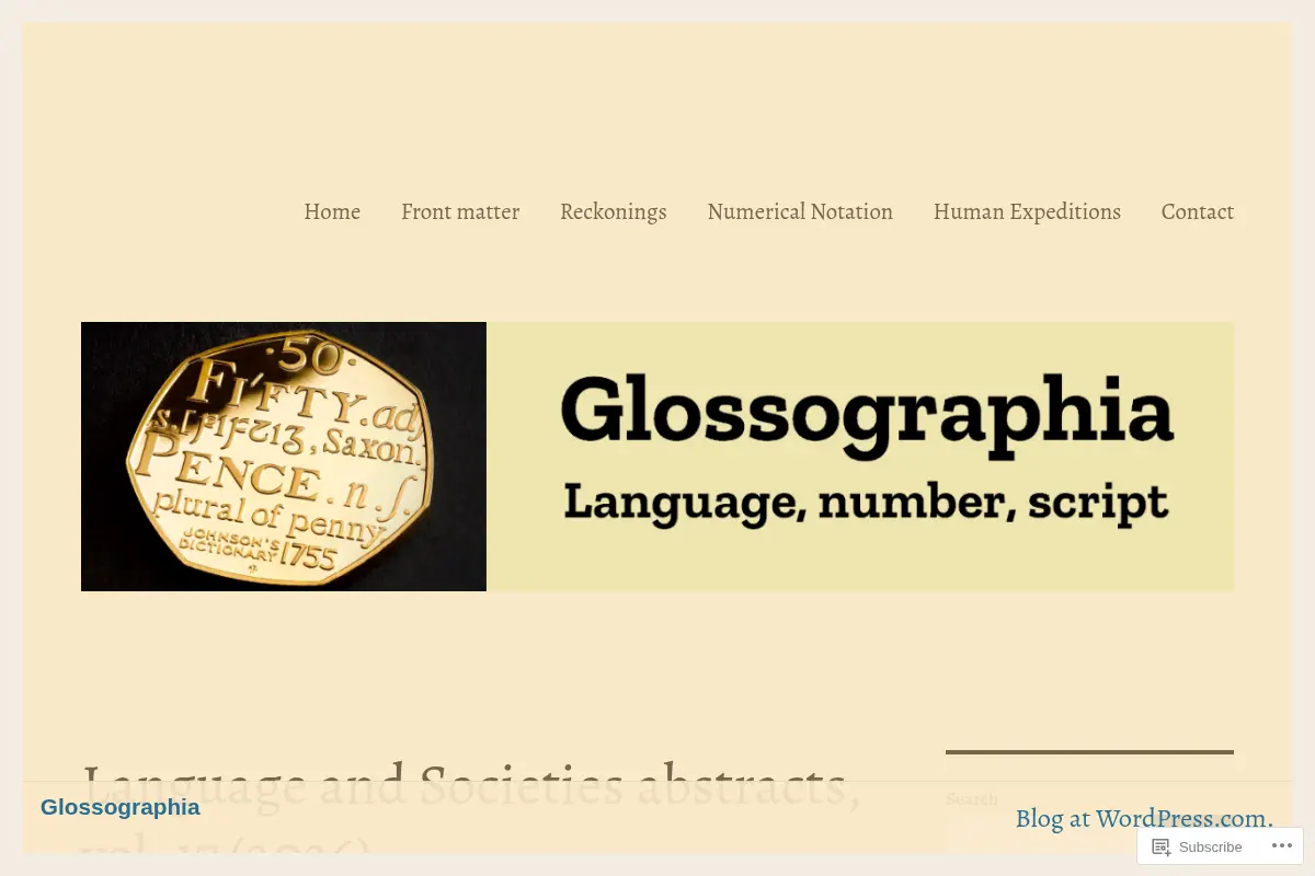 Glossographia