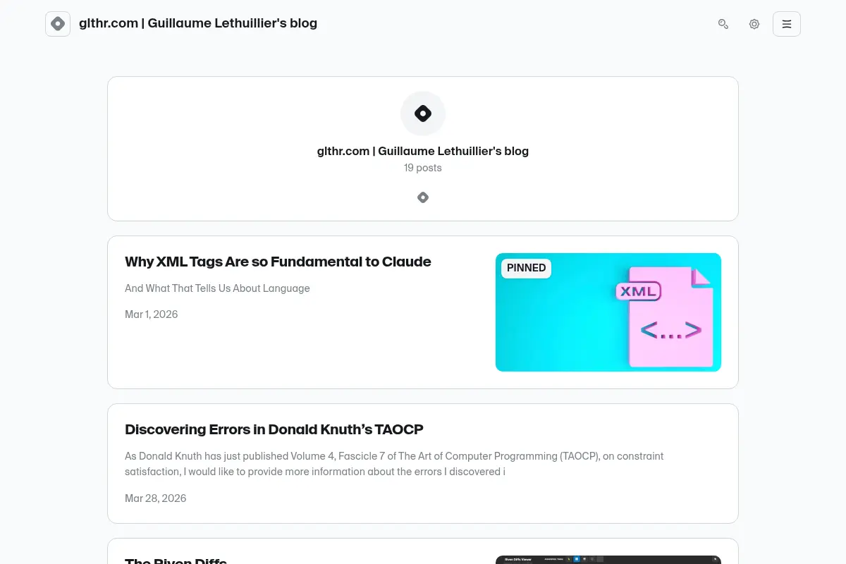 Guillaume Lethuillier's blog
