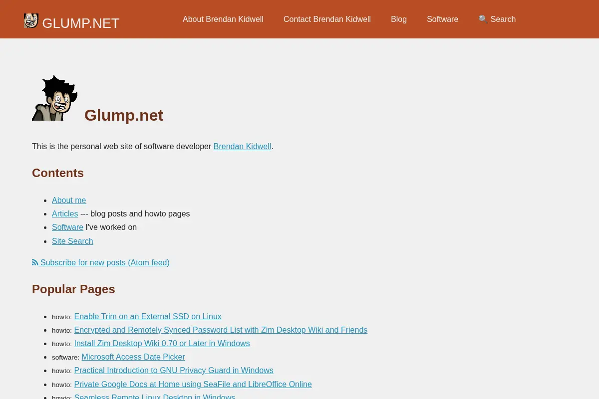 Glump.net - Brendan Kidwell