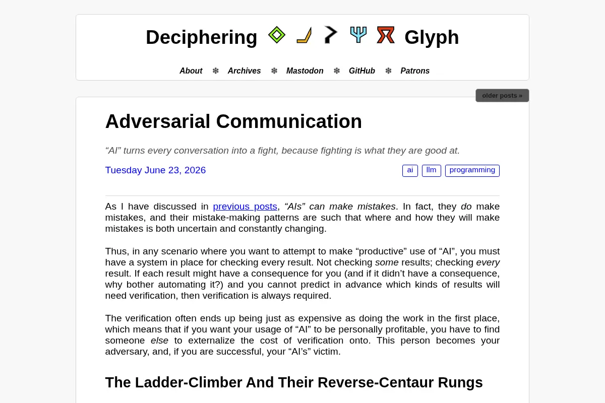 Deciphering Glyph