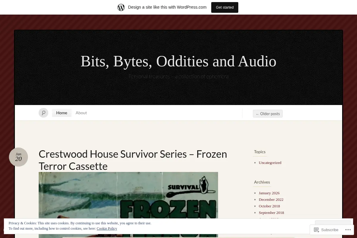 Bits, Bytes, Oddities and Audio