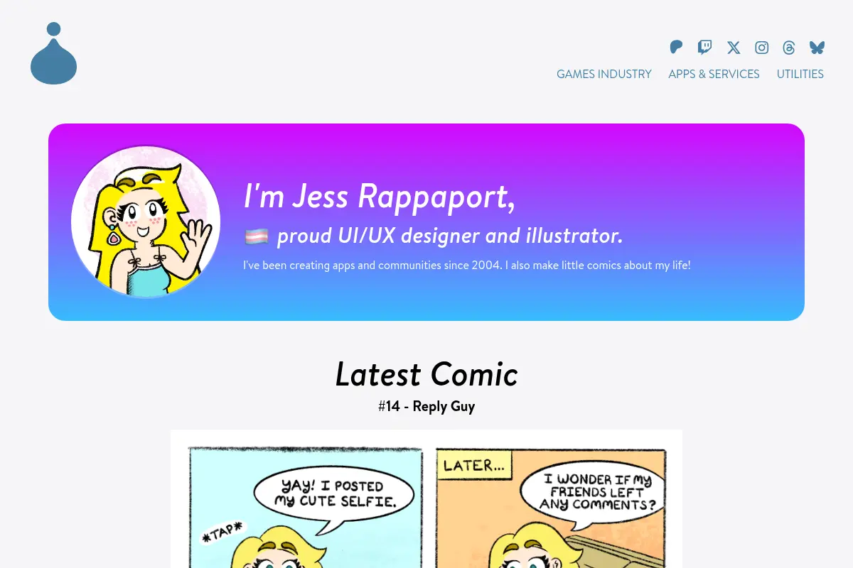GoldenChaos - UI Design and Comics by Jess Rappaport