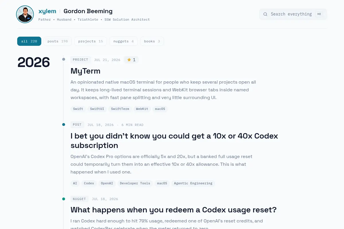 Gordon Beeming - Developer Blog