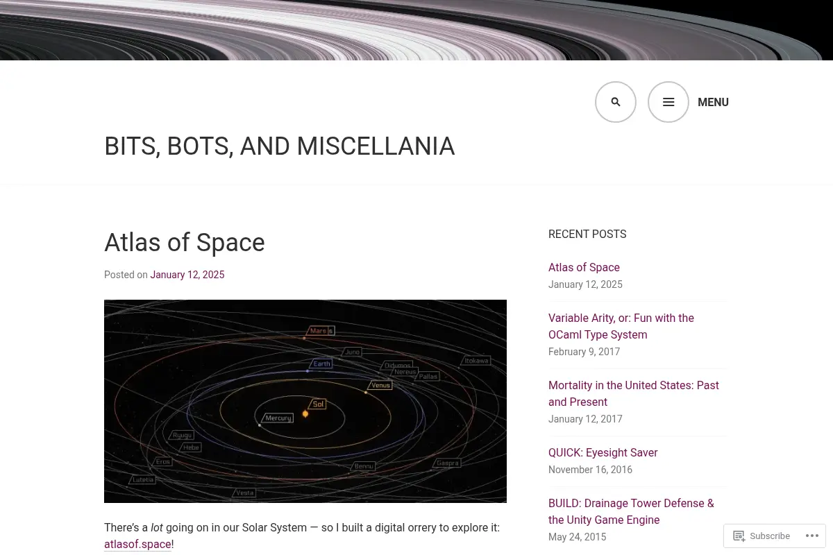 Bits, Bots, and Miscellania