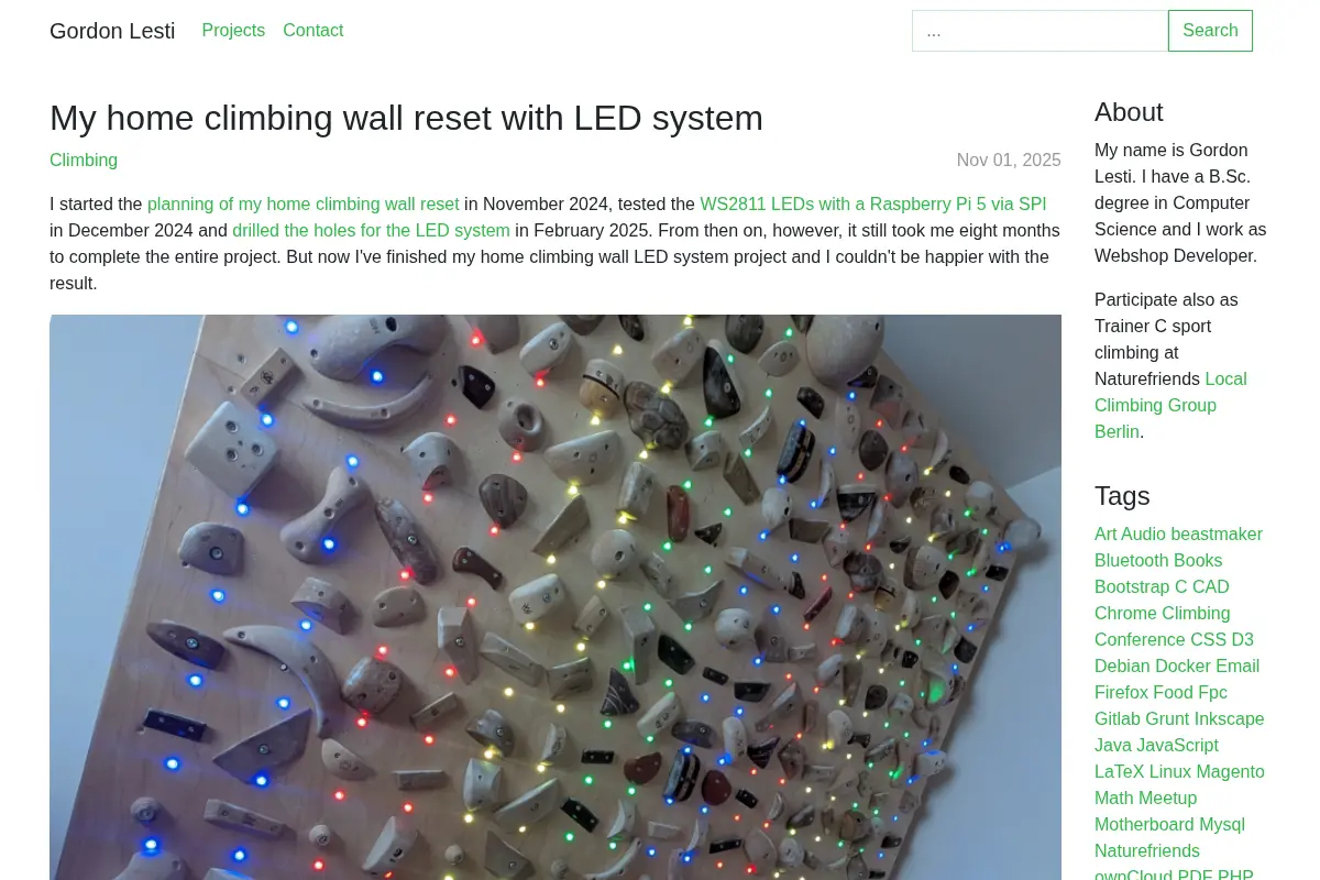 Gordon Lesti – Personal blog