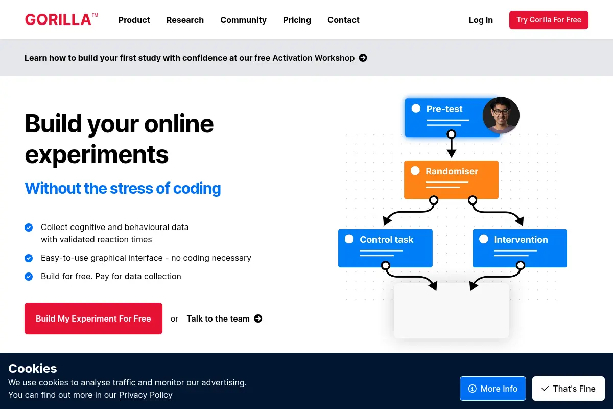 Gorilla Experiment Builder