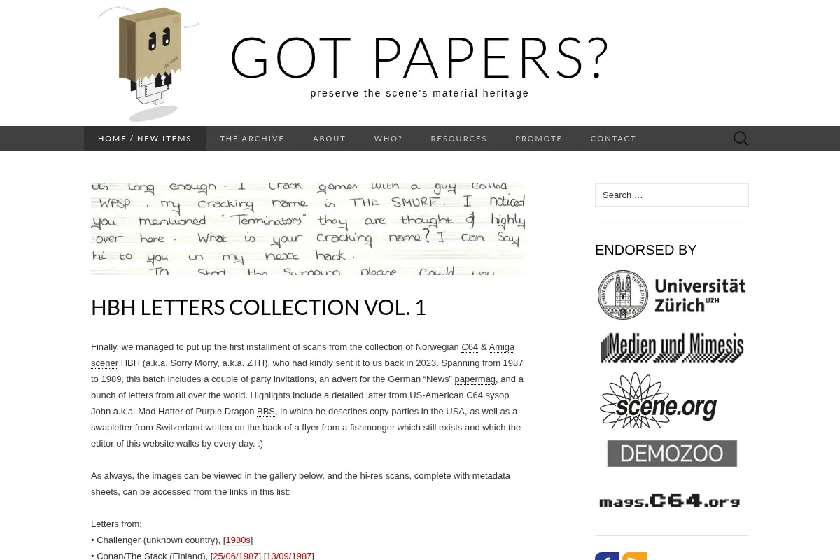 got papers?