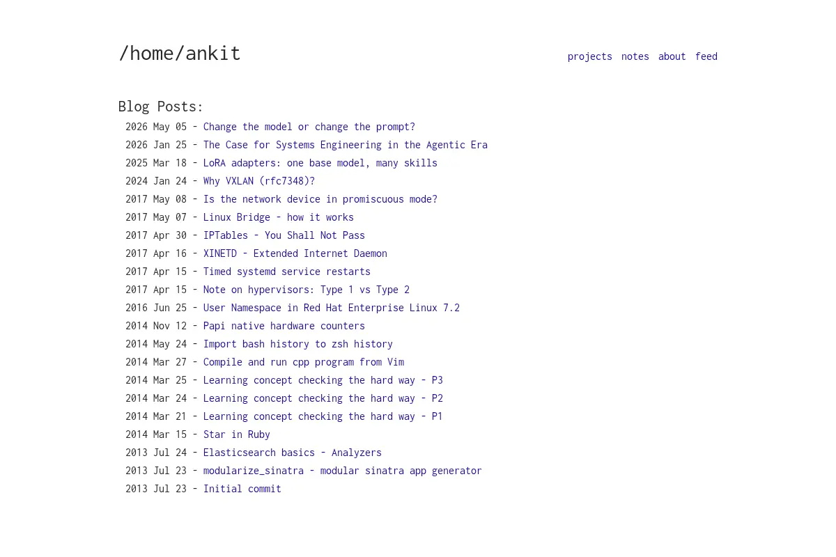 /home/ankit