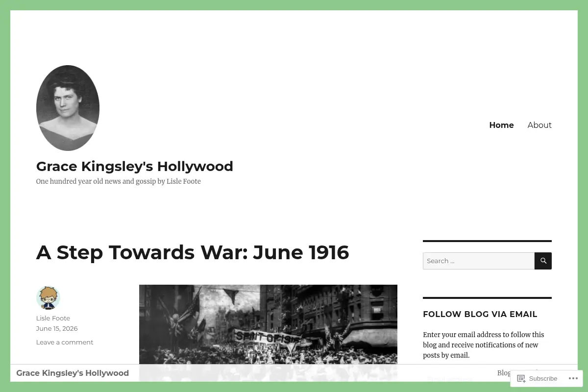Grace Kingsley's Hollywood
