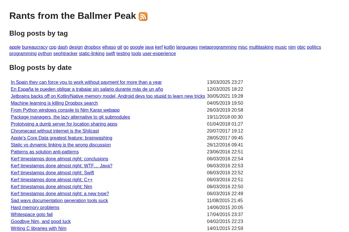Rants from the Ballmer Peak