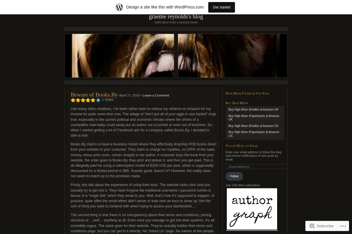 Graeme Reynolds's Blog