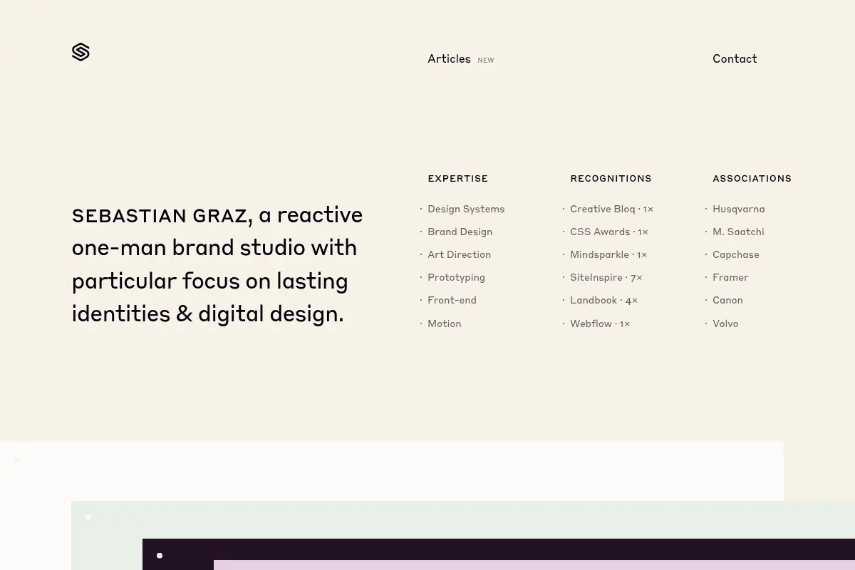 Sebastian Graz · Studio