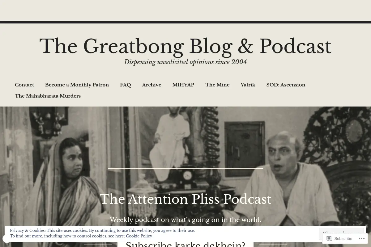 The Greatbong Blog & Podcast