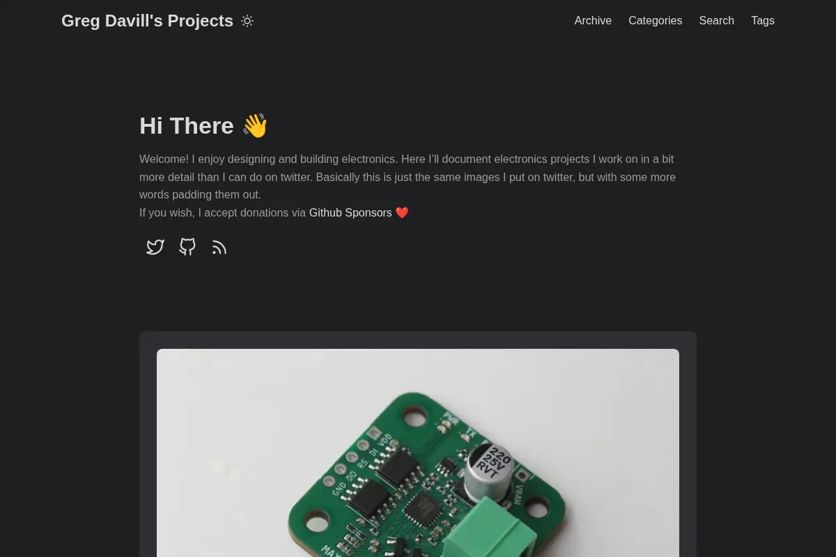 Greg Davill's Projects