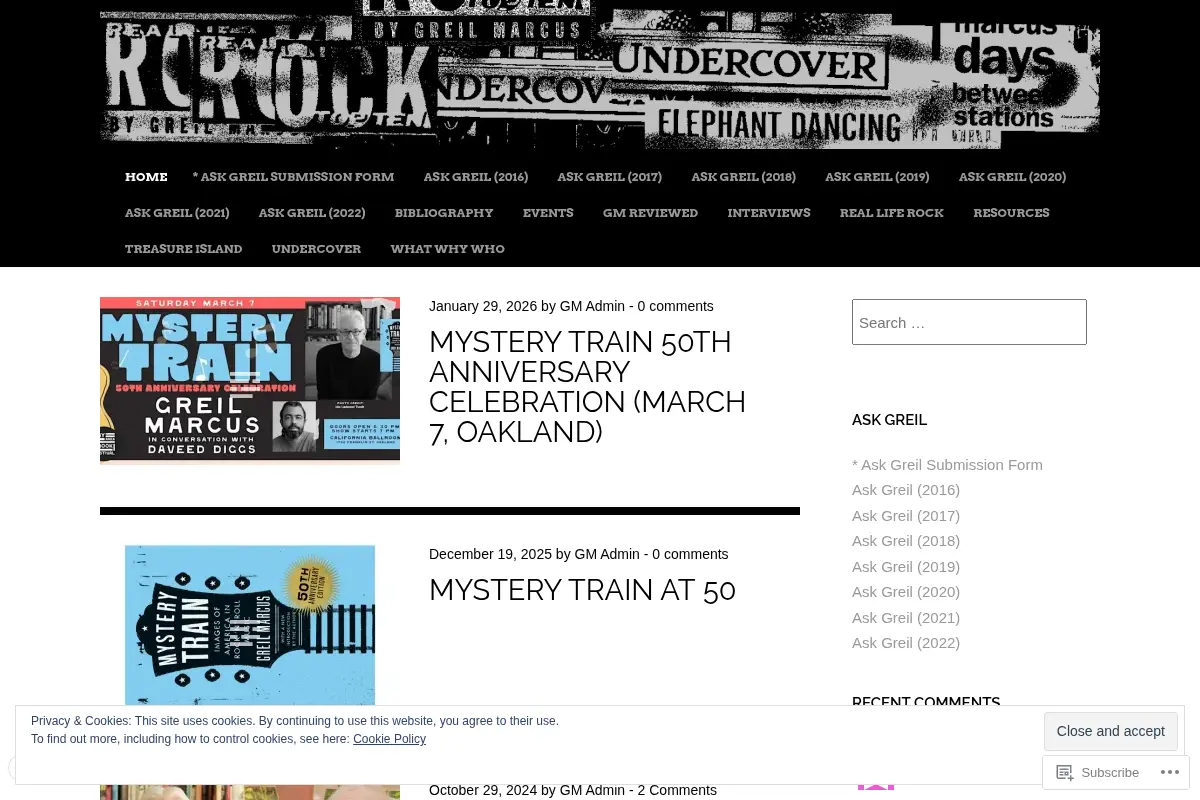 Greil Marcus Online