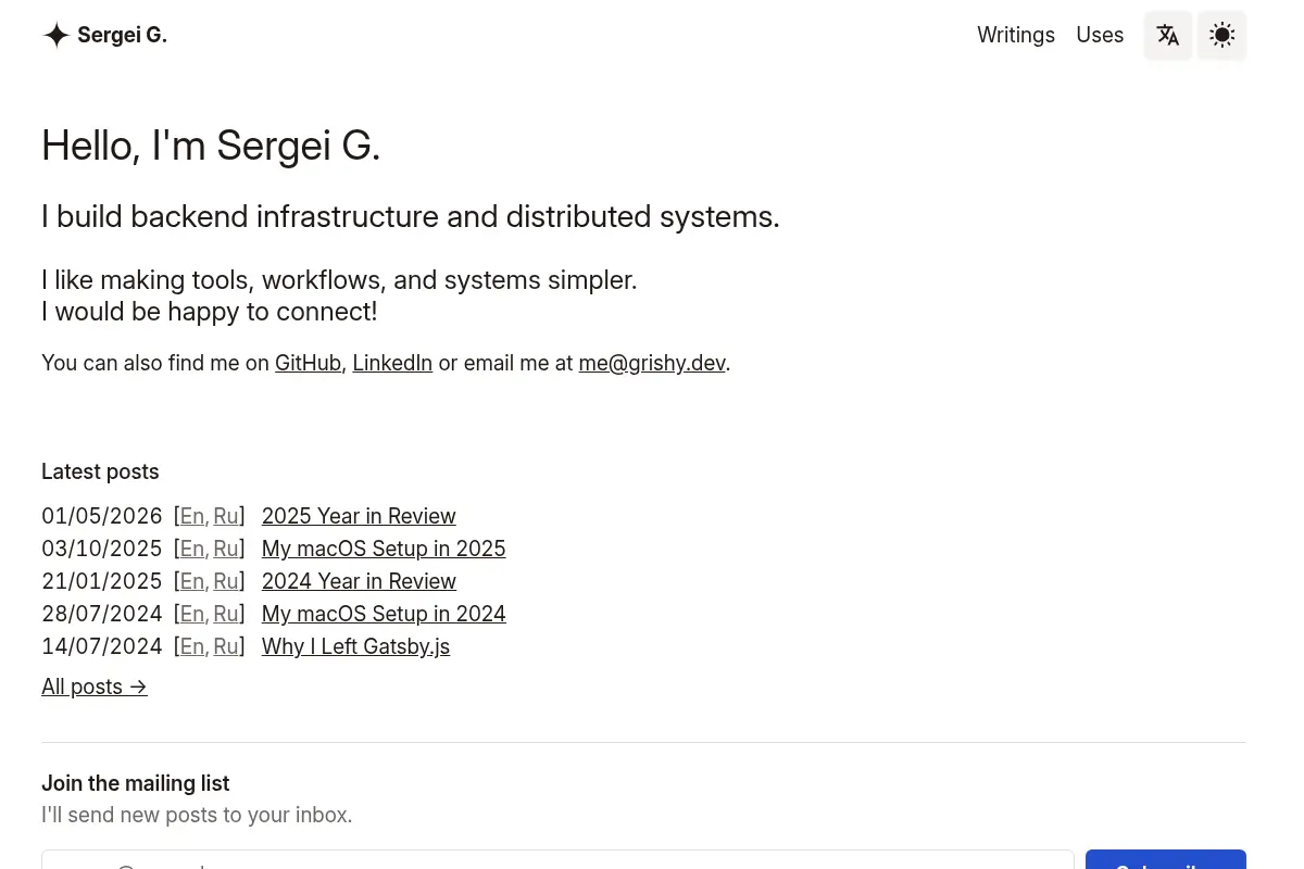 Sergei G.
