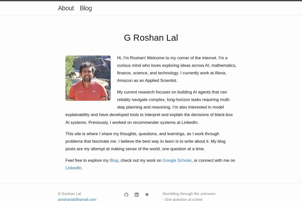 G Roshan Lal
