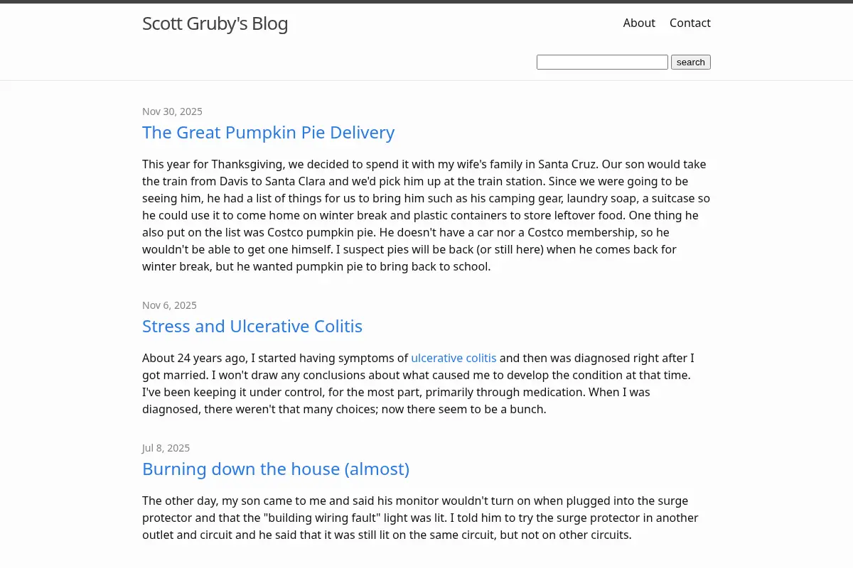 Scott Gruby's Blog