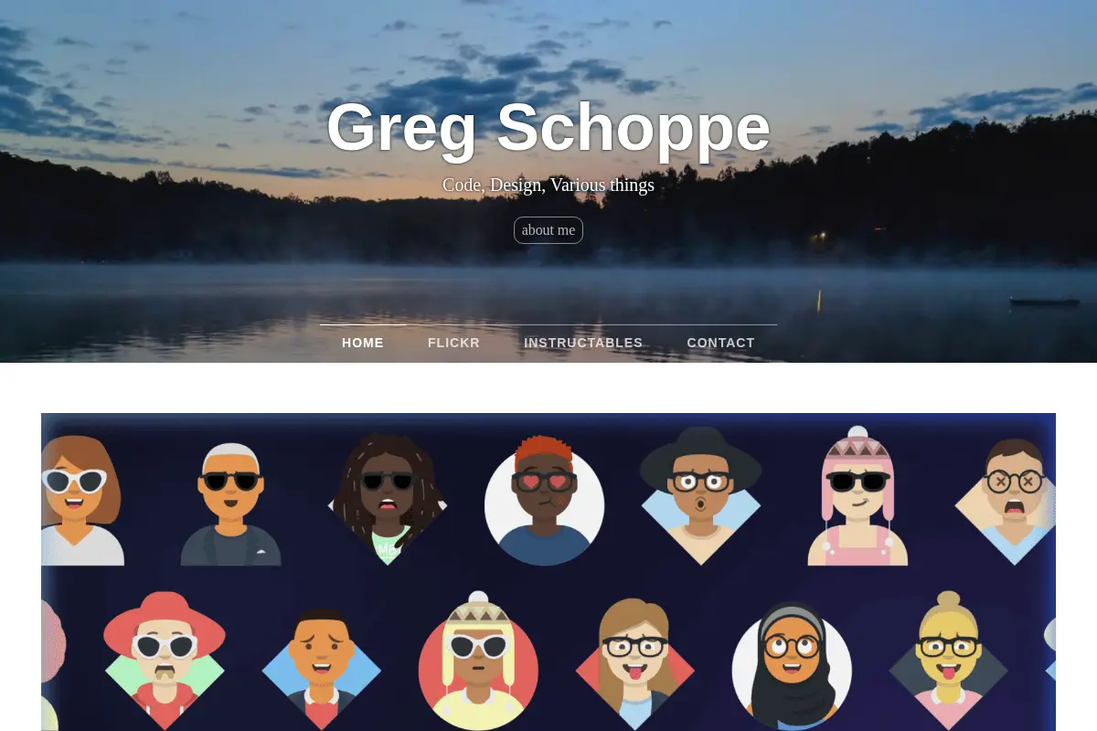 Greg Schoppe – Code, Design, Various things