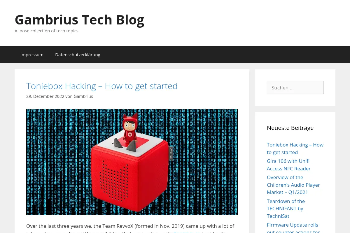 Gambrius Tech Blog